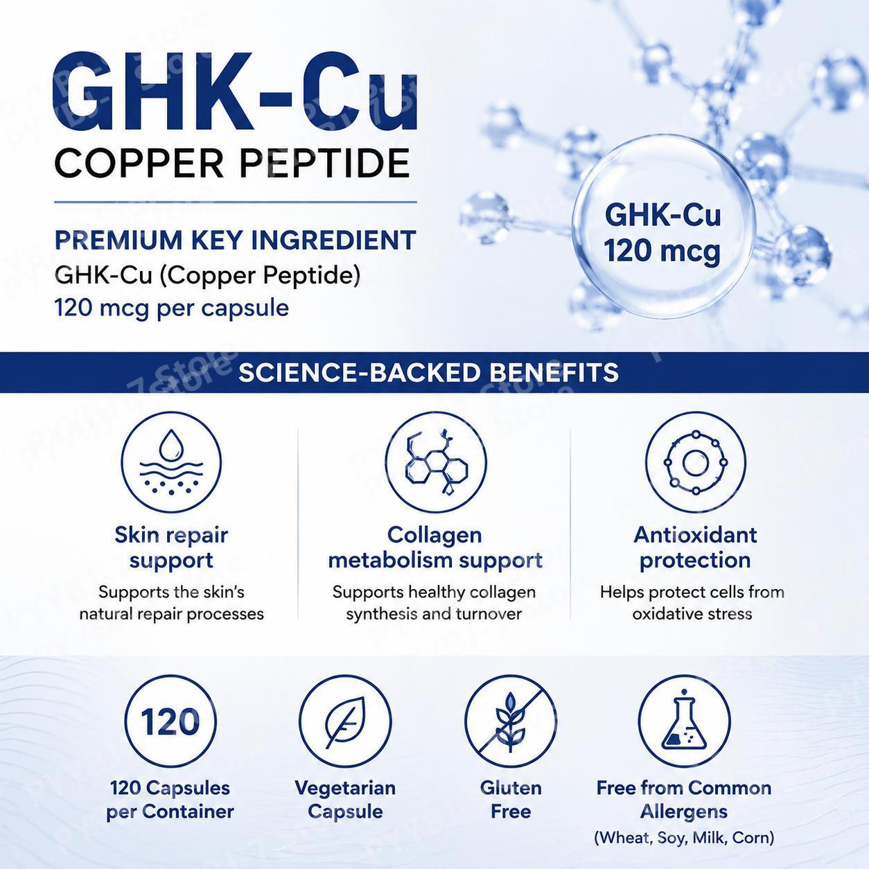 Capsule di Peptidi di Rame GHK - Health Wellness & Psychology recensione e prezzo