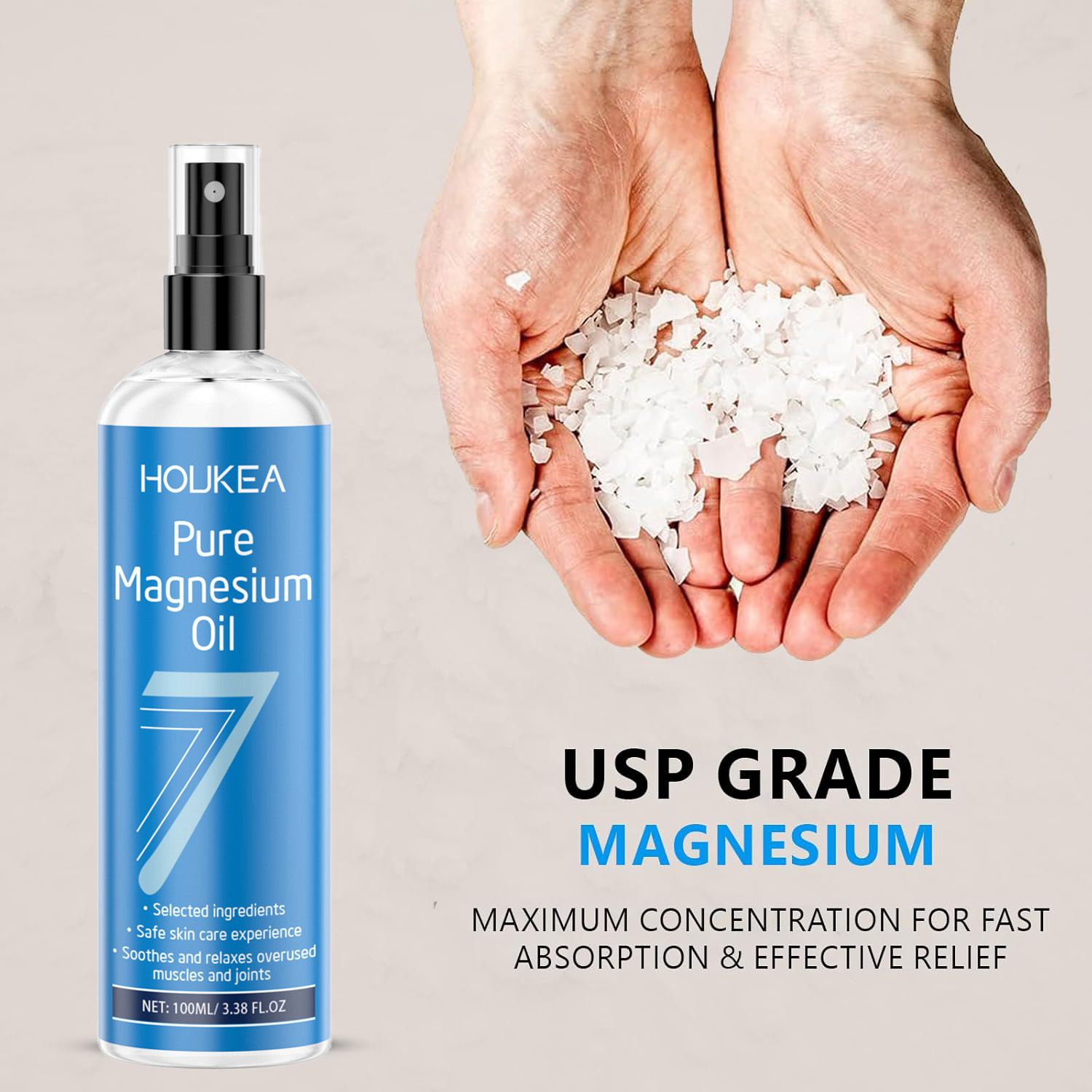 Spray di Olio di Magnesio Puro - Bath Salts Magnesium recensione e prezzo
