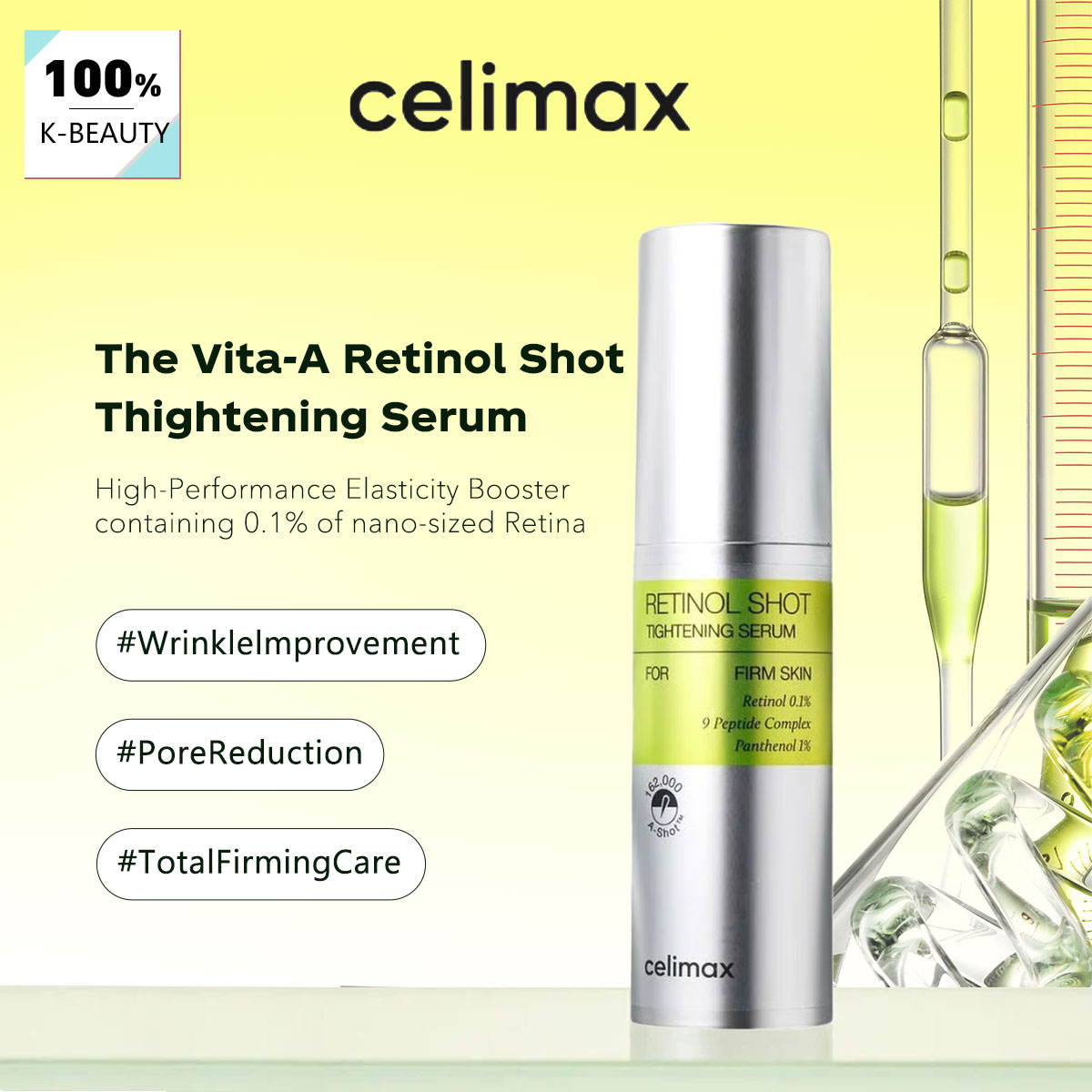 Celimax THE VITA-A RETINOL SHO - The Ordinary Serum Hyaluronic Acid recensione e prezzo